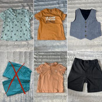 Lot de vêtements été garçon taille 18 mois