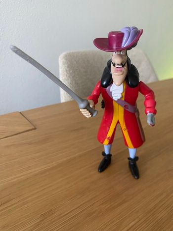 Peter Pan Capitaine Crochet 15 cm figurine vintage