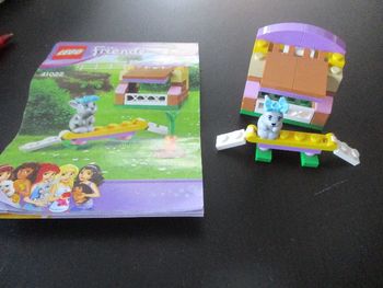 lego friends Le lapin et son clapier