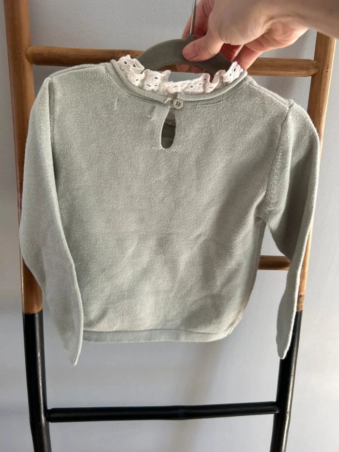 Pull maille avec col dentelle / Primark - 4 ans - photo numéro 4