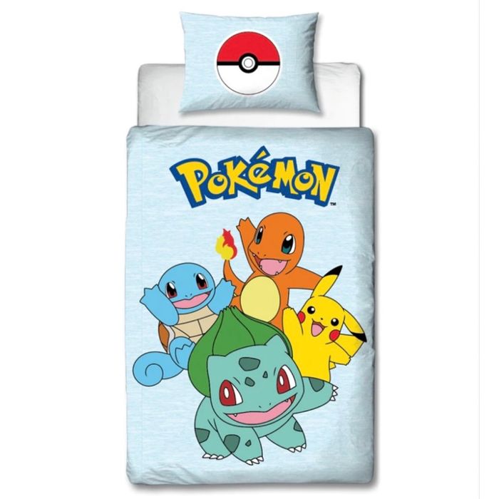Housse de couette + Taie Pikachu - Pokémon - NEUF