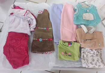 Lot automne hiver fille 6 mois