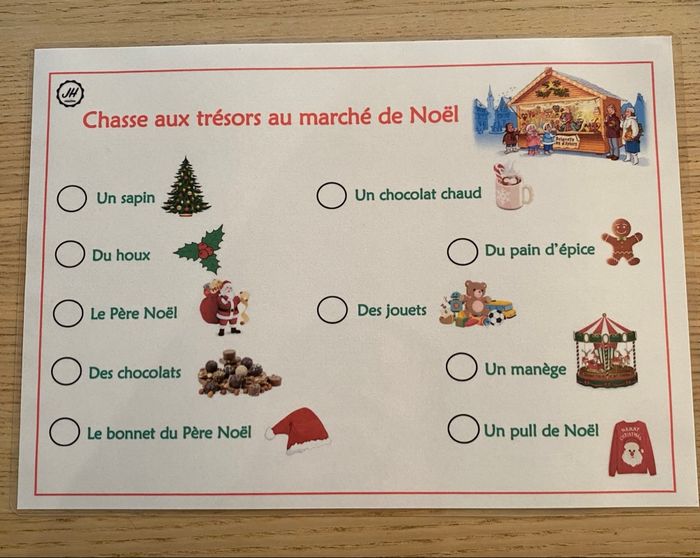 Fiche Montessori : Cherche et trouve spécial Noël - photo numéro 2