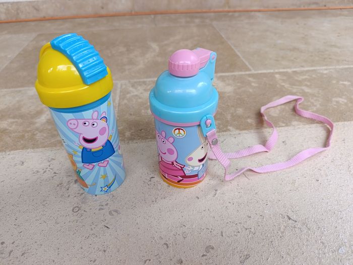 Lot de 2 gourdes Peppa Pig