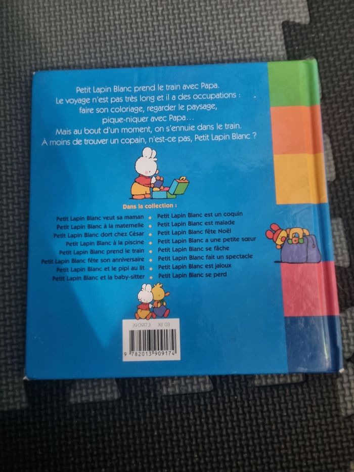 Livre enfant Petit Lapin Blanc :prend le train - photo numéro 8