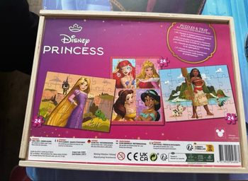 Lot 3 puzzle en bois Disney Princesses