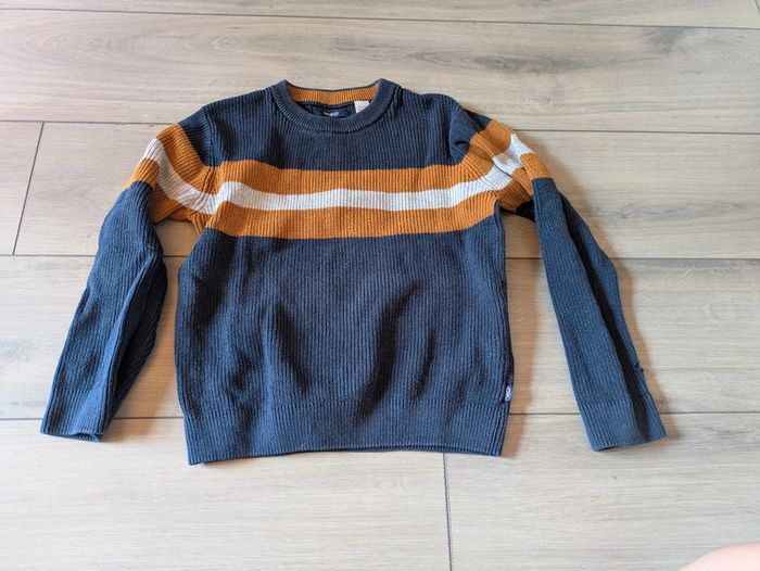 Pull bleu marine Okaïdi 4 ans