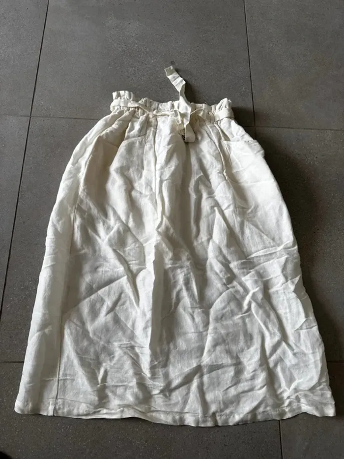 Longue jupe blanche Mkt studio, taille 36, très bon état, 36x80cm