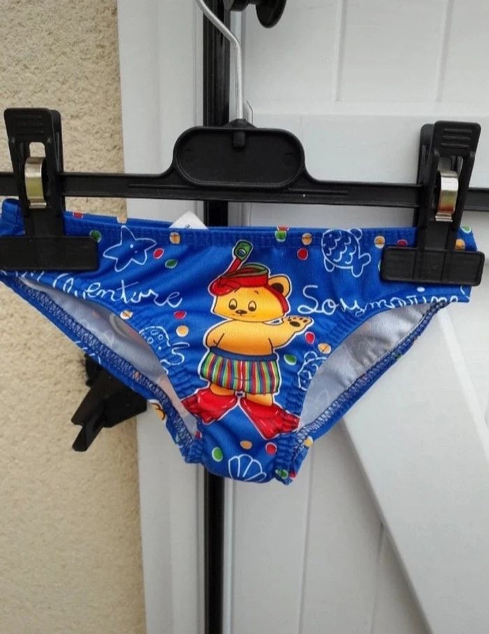 Lot 2 slips de bains bébé garçons 2 ans - photo numéro 3