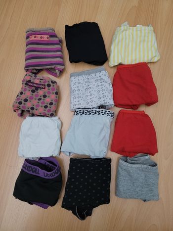 Lot 12 culottes 6/12 ans