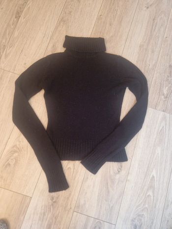 Pull noir col roulé, Etam, 36