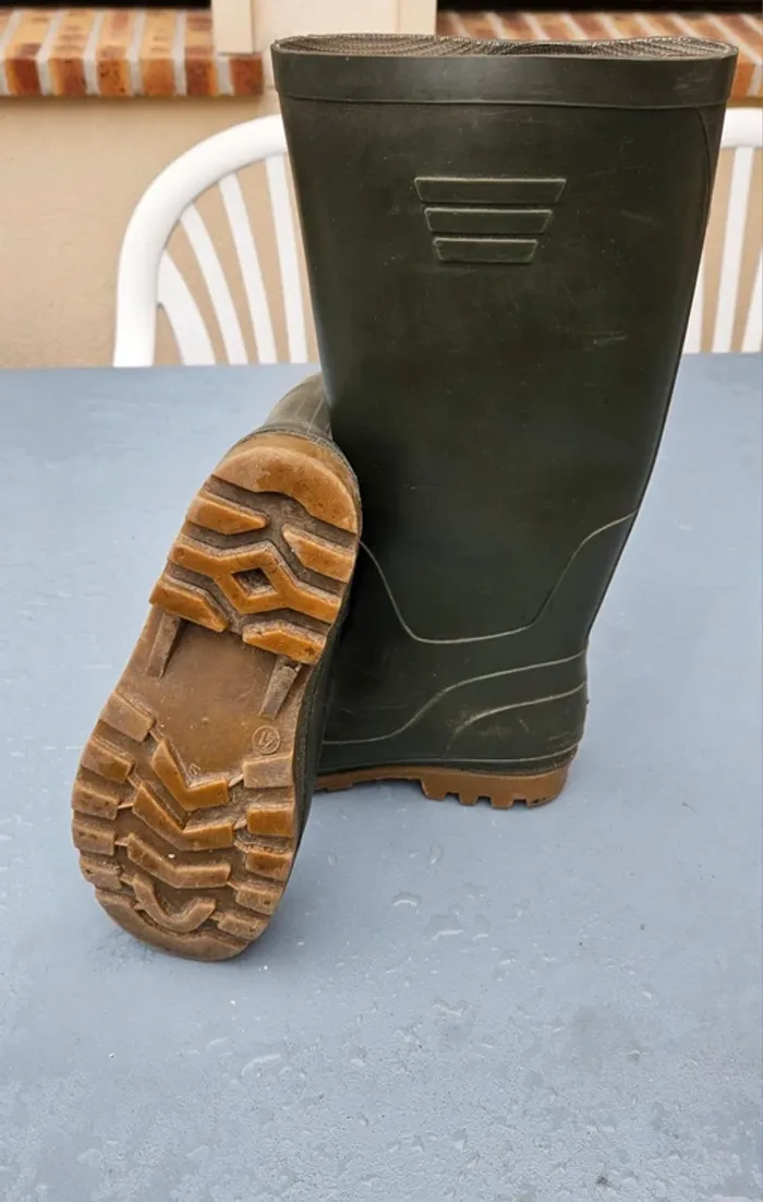 Bottes de pluie - 100% caoutchouc- Taille 41 - photo numéro 4
