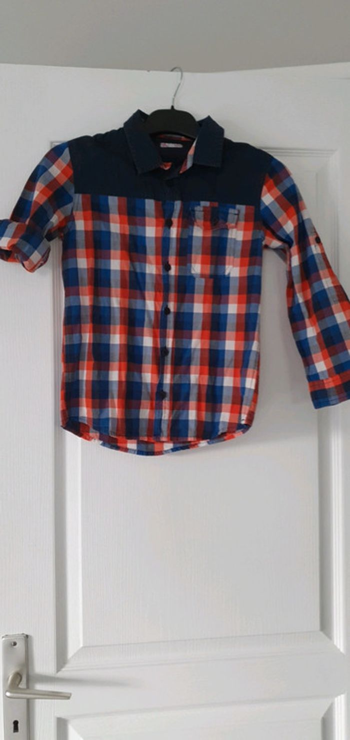 Chemise garçon MC/ML Dpam 8 ans LEN2