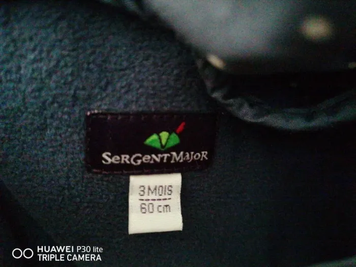 Veste polaire Sergent Major – 6-9 mois – Bleu clair - photo numéro 4