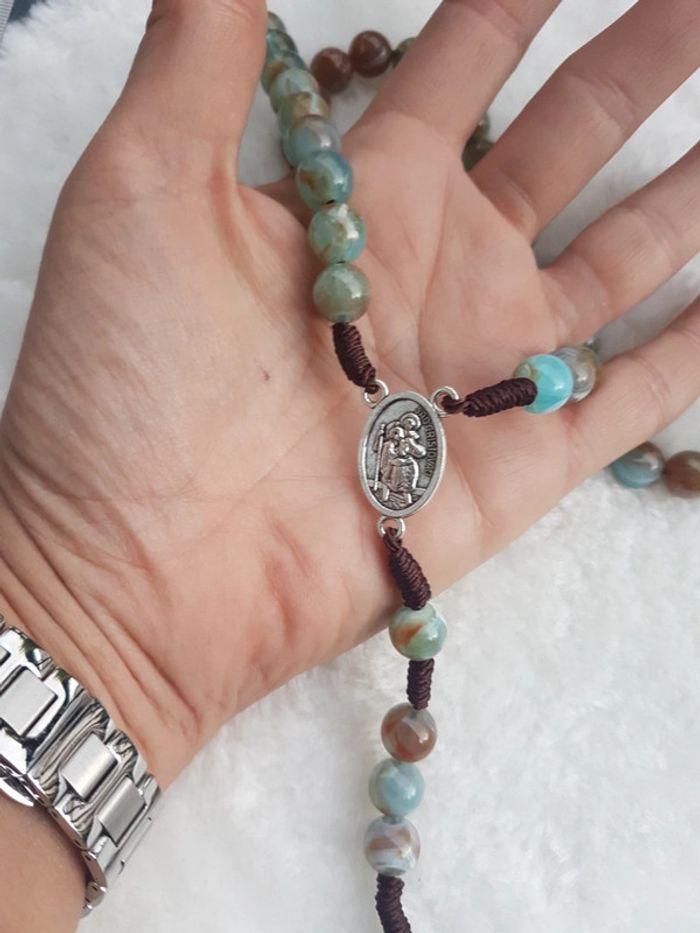 Chapelet pierres naturelles - photo numéro 2