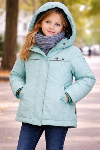 blouson vert menthe 8 ans Go sport