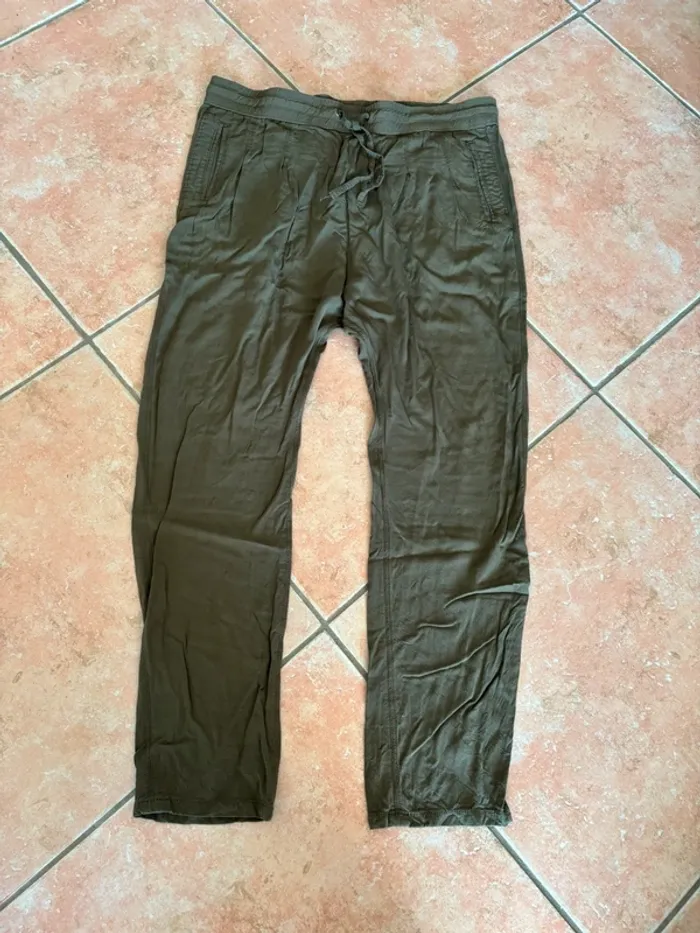 Pantalon promod vert