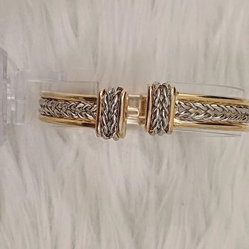 Bracelet fantaisie doré et argenté