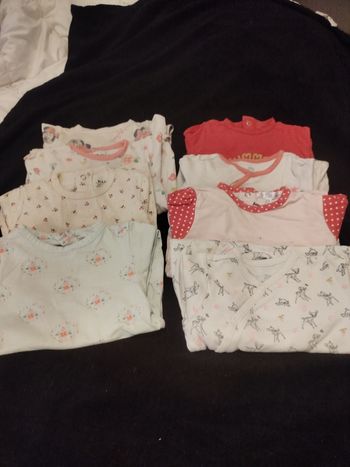 Lots pyjama fin bébé fille