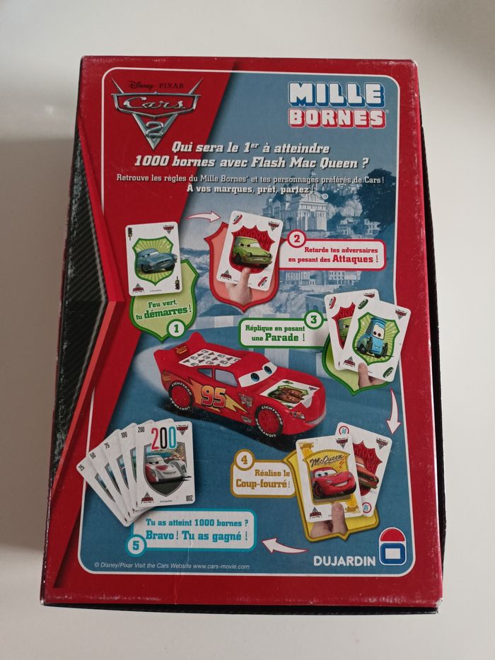 Mille bornes cars 2 Dujardin complet sans notice - photo numéro 2