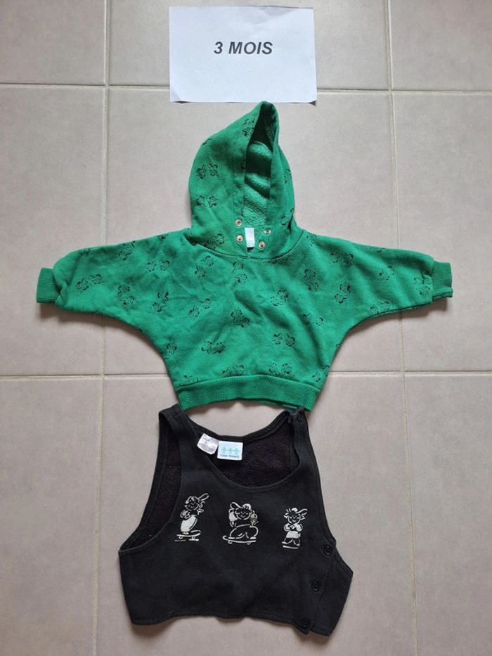 Ensemble 2 pièces 3 pois