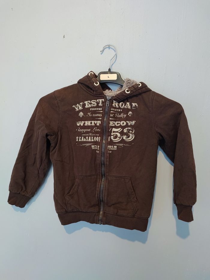 Veste doublée fourrure zippée