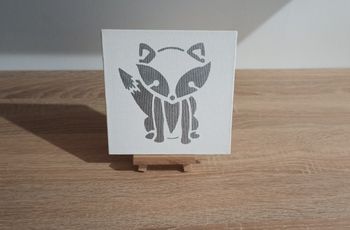 Toile renard (argent)