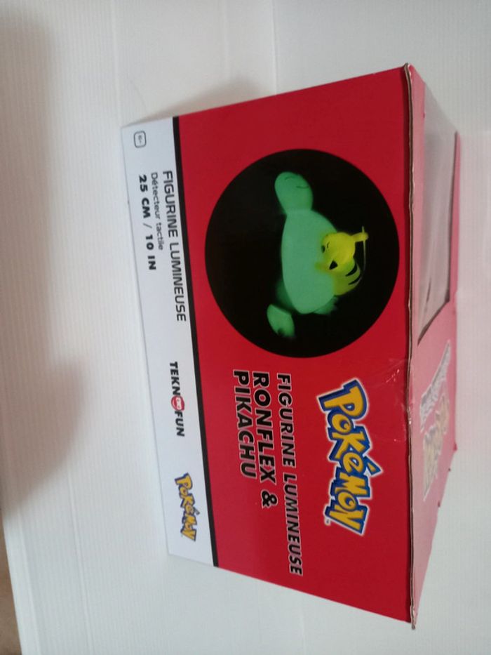 Figurine pikachu et ronflex lumineux - photo numéro 4