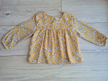 Blouse jaune moutarde 18 mois