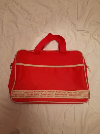 Sacoche tupperware document ou ordinateur avec poignée et bandoulière