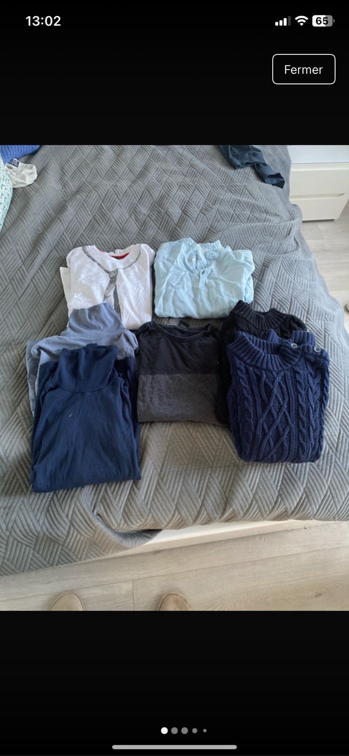 Lot de pull garçon, 14 ans