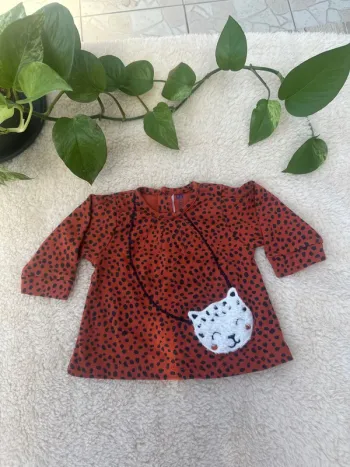 Pull fin motif léopard