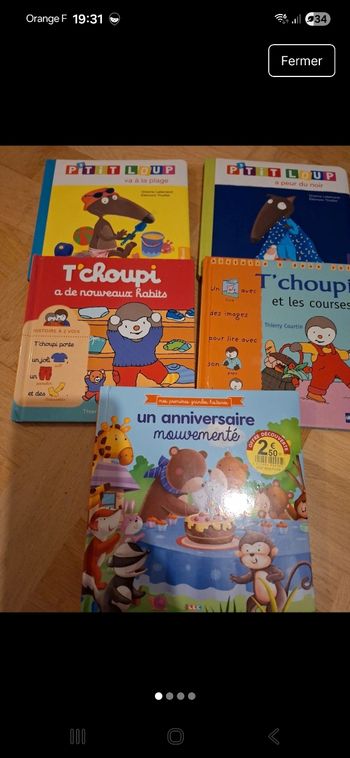 Lot de livres d'enfants 