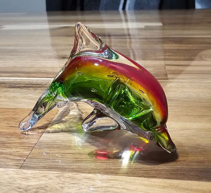Dauphin en verre de Murano - photo numéro 2
