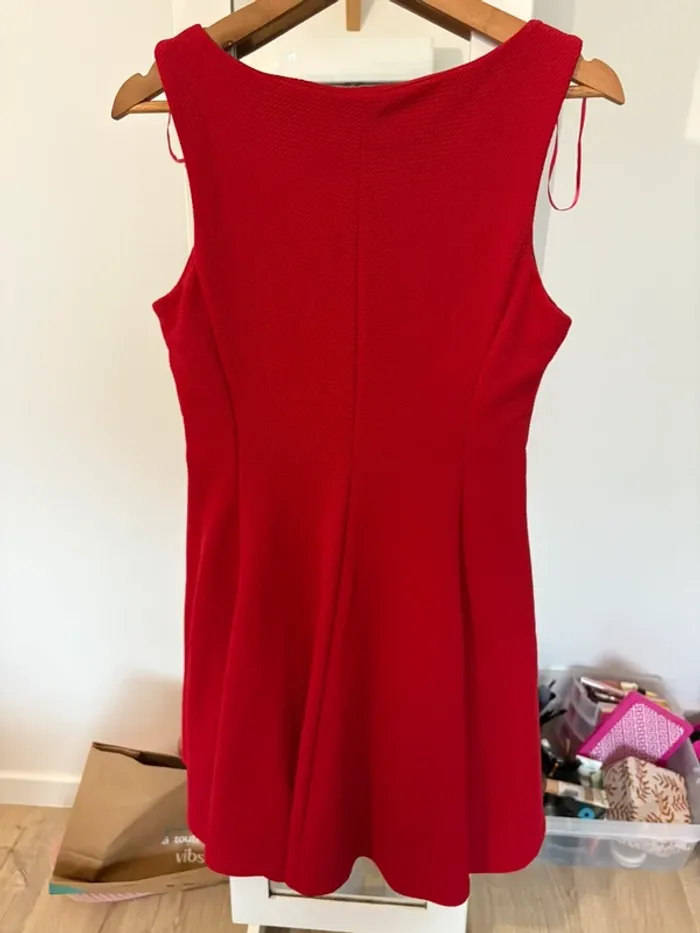 Robe trapèze rouge - photo numéro 2