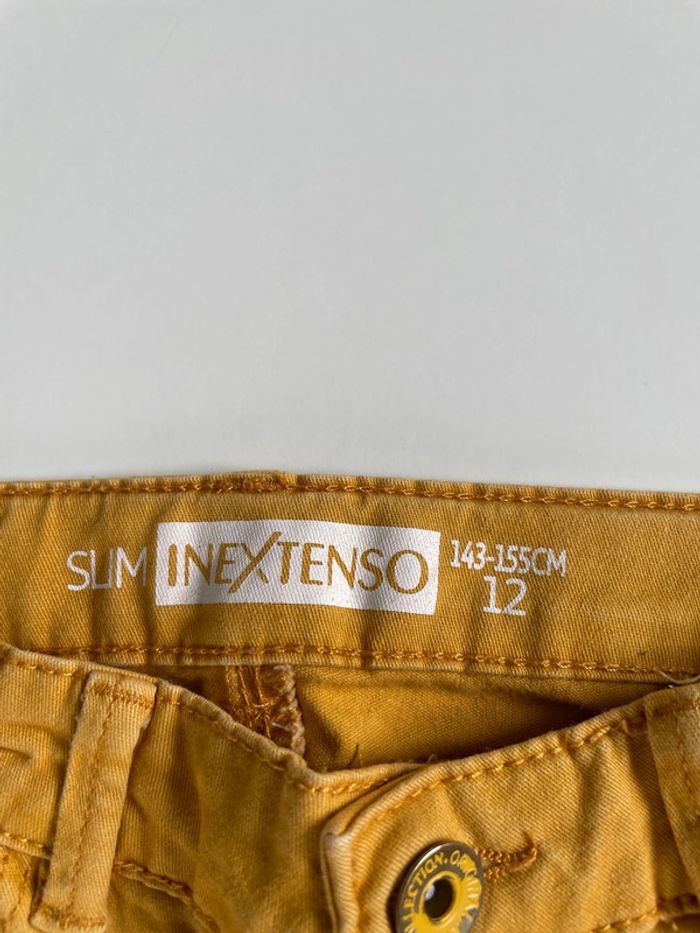 Pantalon jaune moutarde taille 12 ans marque inextenso - photo numéro 5