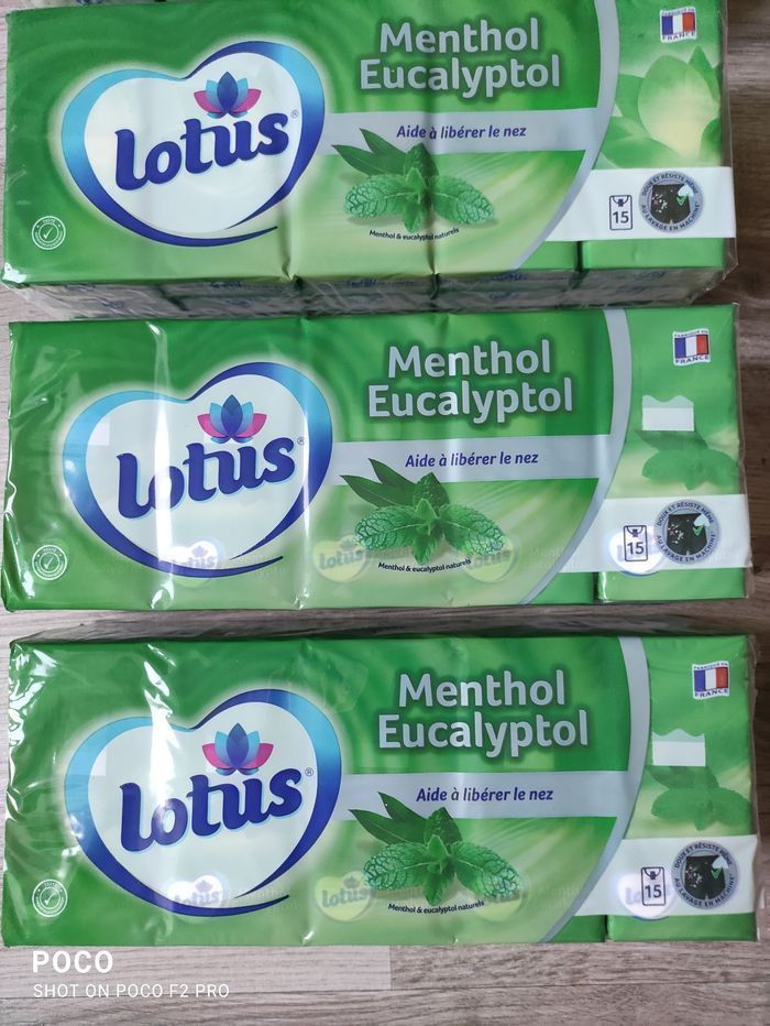 Mouchoirs  lotus - photo numéro 2