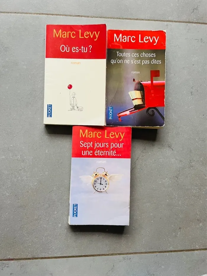 Lot livres Marc Lévy