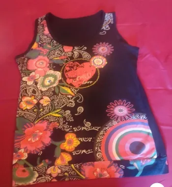 Debardeur style desigual