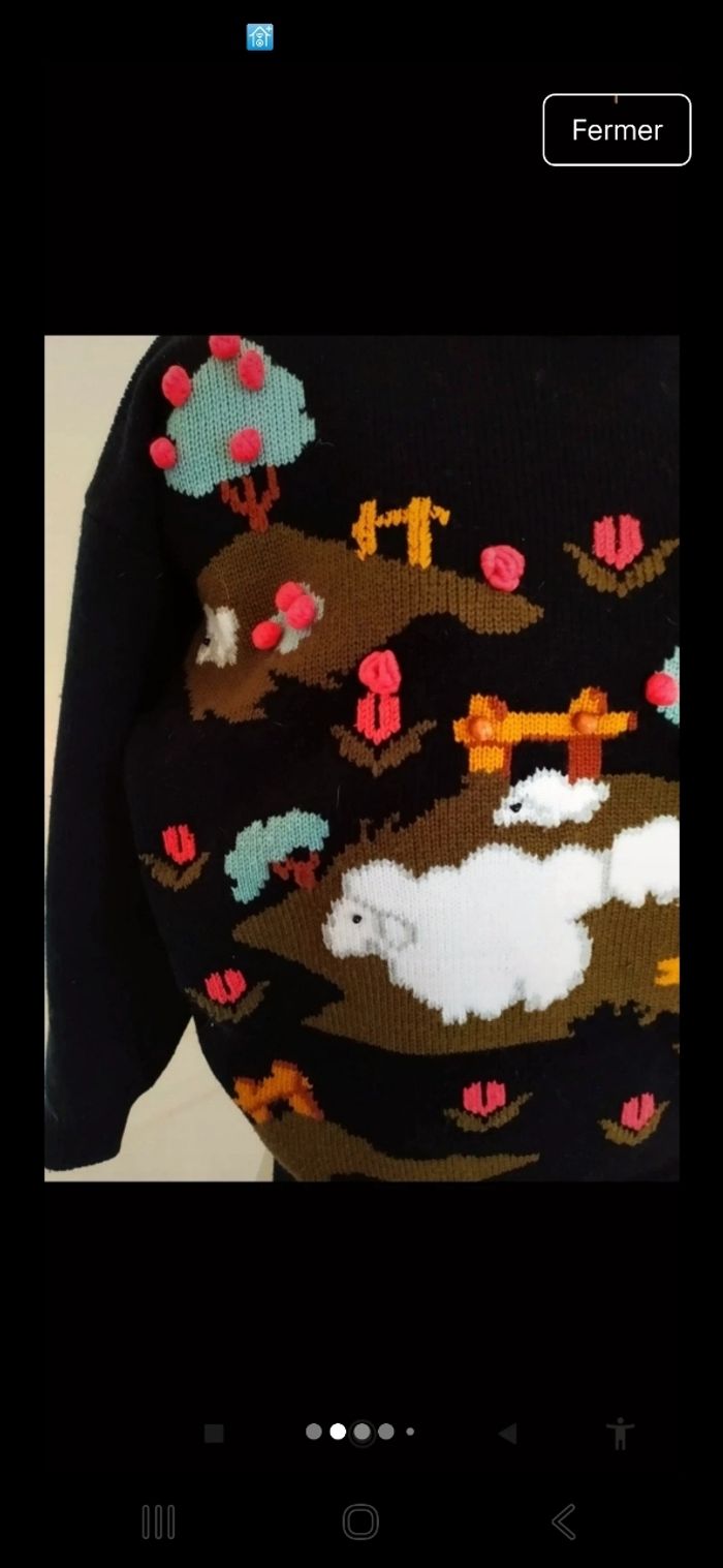 Pull vintage 1980’s - photo numéro 2