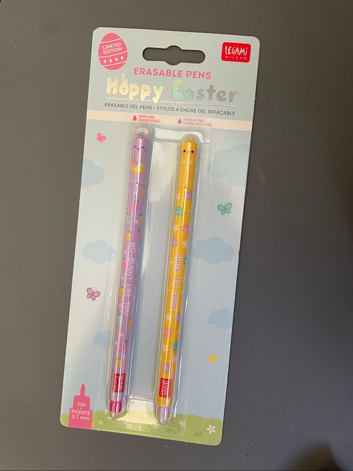 Pack Legami Pâques - Hoppy Easter 2 stylos