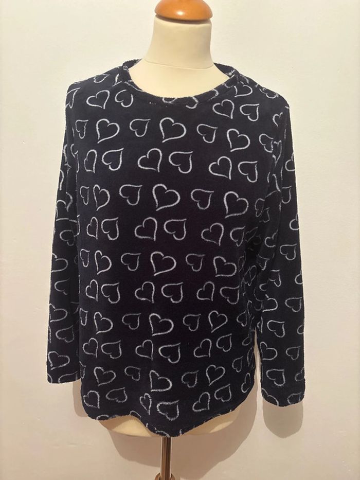 Haut de pyjama polaire femme taille 42/44 U collection