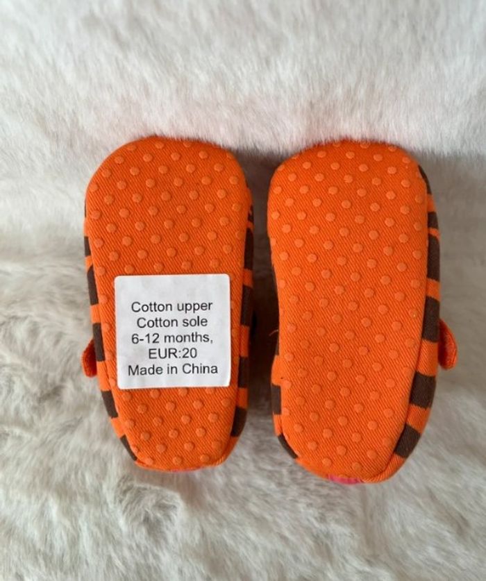 Chaussons tigre, pantoufles pointure 20, 6-12 mois - photo numéro 6