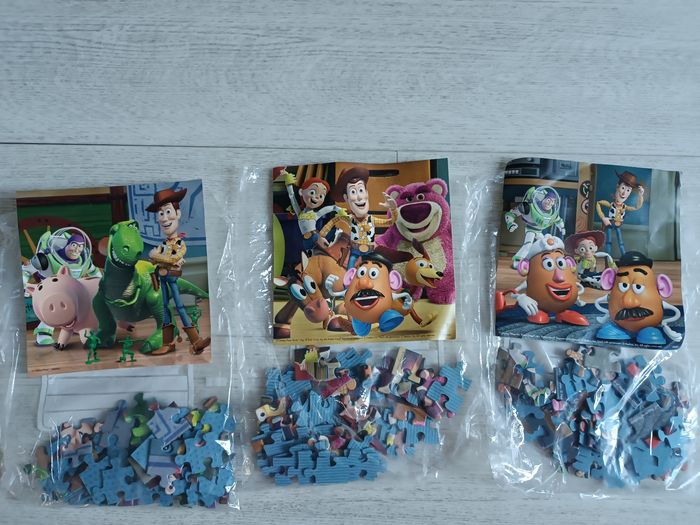 Boite de 3 puzzles de Toys story - photo numéro 3