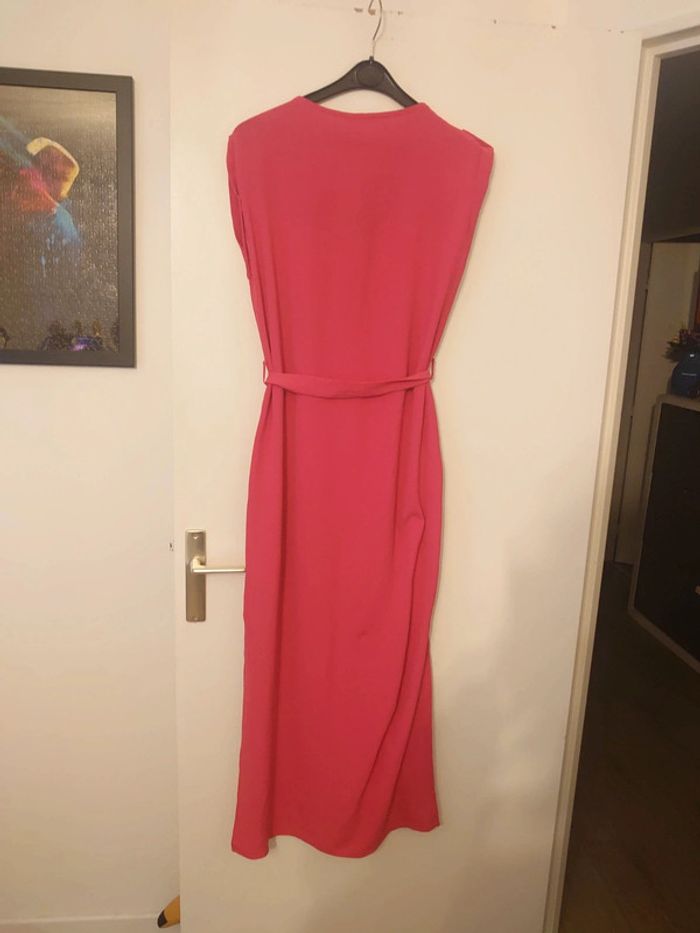 Robe longue fluide framboise - photo numéro 5