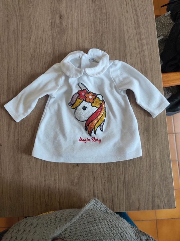 Tee-shirt licorne 6mois