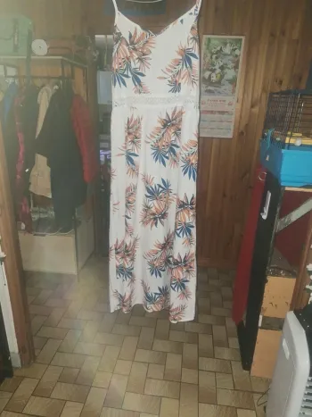 # robe longue fleuri