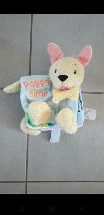 Livre peluche bébé qui vibre