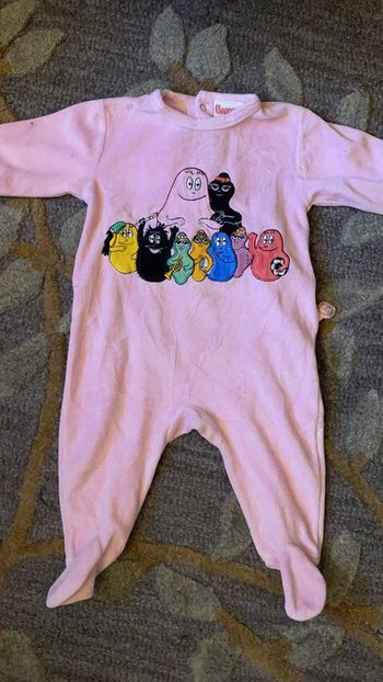 Pyjama fille barbapapa 6 mois