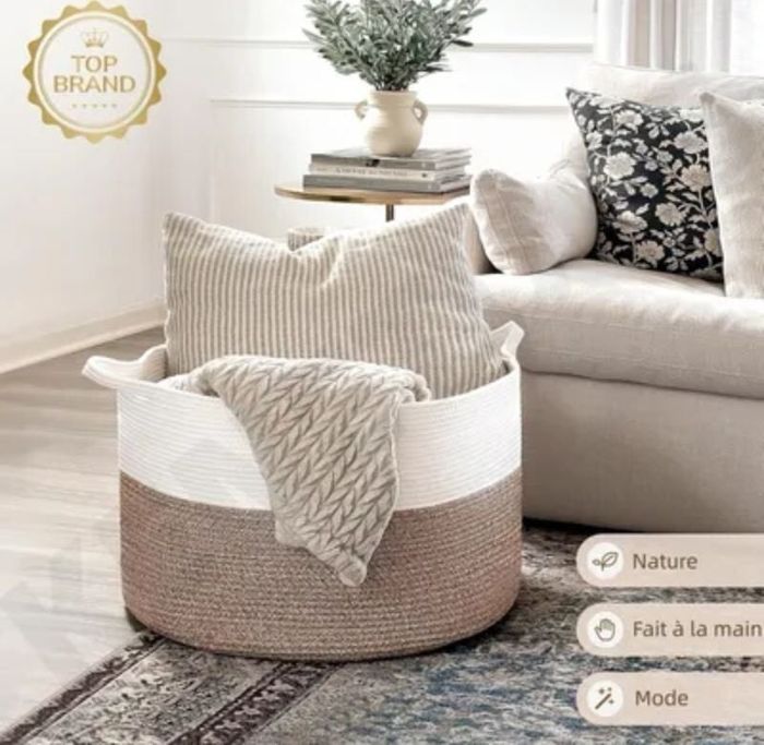 PANIER RANGEMENT TISSÉ